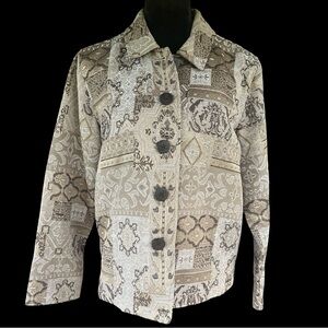 Vintage Tapestry button up jacket